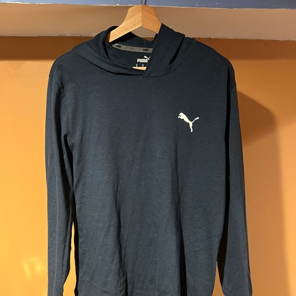 Puma lightweight hoodie navy - Picture 1 of 2